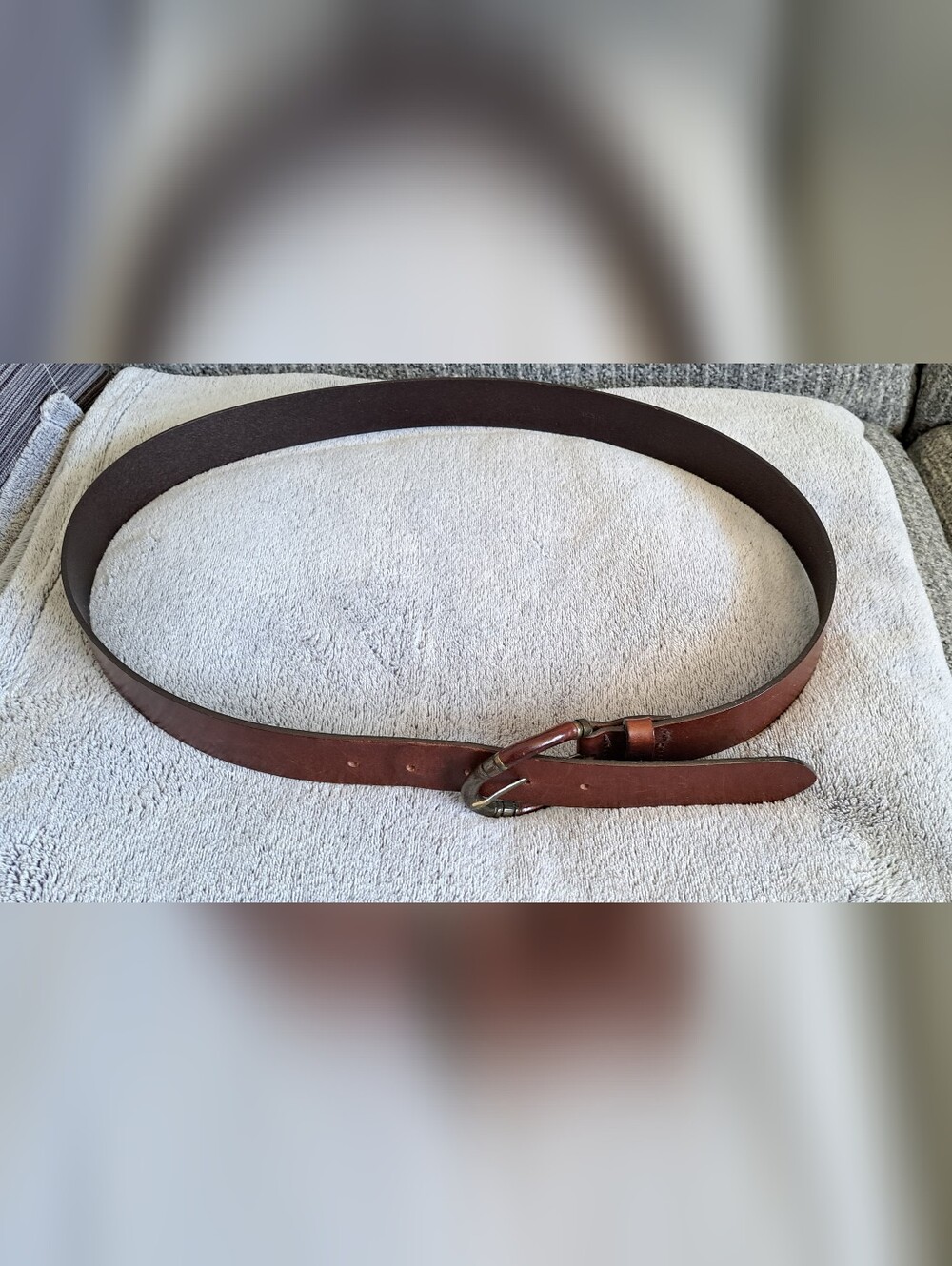 Eddie Bauer Brown Leather Ladies Belt